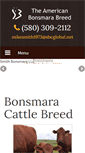 Mobile Screenshot of bonsmara.com